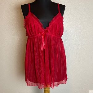 Red teddy, Wm’s Sz XL